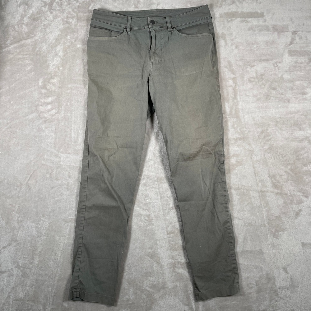 Lululemon Men's ABC Slim Pants Athleisure Travel Casual 30 Green